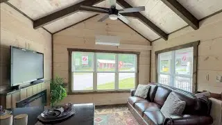 Tiny House with HUGE Bedroom and TONS of STORAGE in a Tiny Home on Wheels-Loft and Porch Option too!