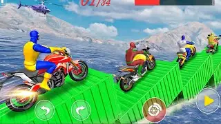 Bike Racing Motorcycle Game ❤️ ( Dad Family) #gaming 