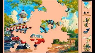 Retro Style❤️😊 jigsaw puzzle🧩🧩 || @funpuzzle1122 