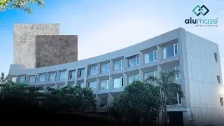 Accomplished project at Ap tourism building, Visakhapatnam #Alumaze #ACPSheets #Aluminiumsheets