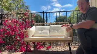 YITAHOME Patio Furniture Wicker Outdoor Loveseat Review!