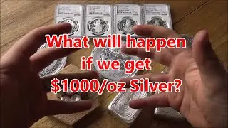 What will Happen if we Squeeze Silver to $1000/oz & What will you do with all YOUR Silver?