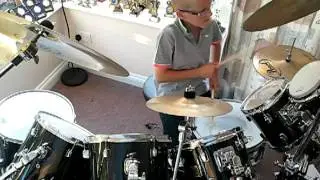 Craig Matthews aged 9-drumming 1