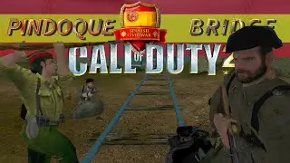 Call of Duty 2:  Pindoque Bridge | Spanish Civil War  Veteran  Gameplay custom