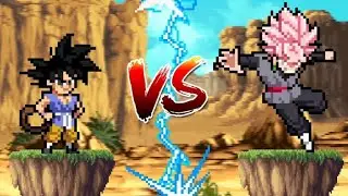 Jogando Mini Champions tentando ganhar o Goku Black Rose no modo desafio passei muita raiva 18#