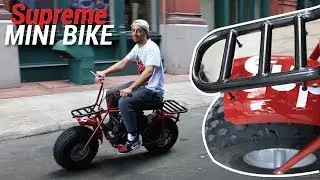 RIDING THE SUPREME MINI BIKE
