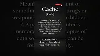 Pronounce CACHE the right way #shorts #shortsvideo #pronunciation #english #Cache #viral