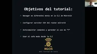 📡 Curso Básico de MikroTik - Parte 4: CLI (Interfaz de Línea de Comandos) | WeOS