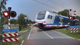 Spoorwegovergang Laag Zuthem // Dutch railroad crossing