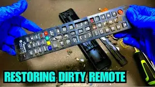Restoring Dirty Remote | Satisfying sound | Fun World