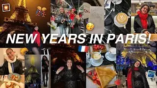 SPENDING NEW YEAR'S EVE AT THE EIFFEL TOWER! 🎆 paris vlog 2024