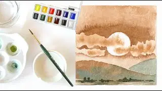 Tecnica del negativo - Acquerello in 5 minuti