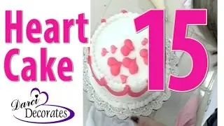 Decorate Round Heart Cake - Vid 15 of Darci Decorates How-To Cake Decorate DVD