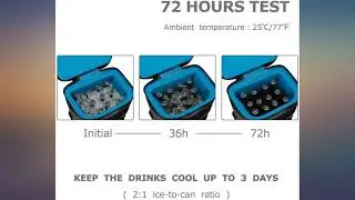 TOURIT Soft Sided Leak-Proof Cooler Backpack Waterproof Insulated Backpack Cooler review