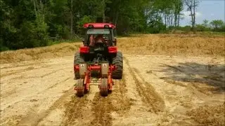 Planting Corn In Duck Pond Food Plots 05-10-17 Kioti & Allis Chalmers Planter