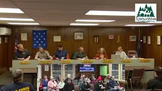 December 9th, 2025, Town of Webb Board Meeting