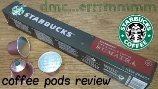 Starbucks Sumatran Coffee Pods By Nespresso.