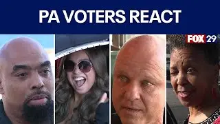 Voters in swing state PA react after Trump elected 47th President