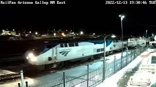 Amtrak #3 (12) Southwest Chief from Gallup, Winslow, and Kingman (12/2022)