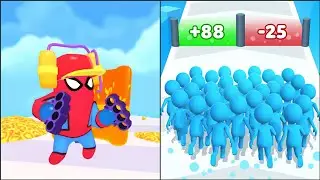 Join Blob Clash VS Count Master | Hard Level Gameplay | Walkthrough Gameplays 🧬🔢🎮🔥