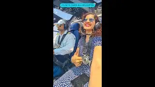 Mumbai to Shirdi in Helicopter | Ft. Kamiya Jani | #shorts | Curly Tales