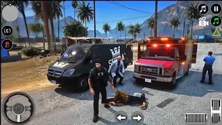 Police Car Chase Simulator 3D Game - Real Cop Cars Driving Simulator 2025 - Android GamePlay