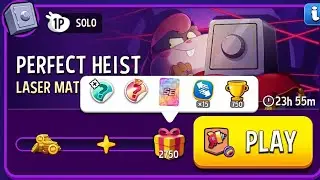 Laser Mathes Rainbow Perfect Heist Solo Challenge / Match Masters Solo Challenge Today