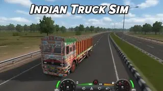 Indian Truck Sim Hindi Gameplay 🔥 | Real Truck Driving Experience India