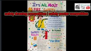 Industrial safety poster compilation | safety drawing