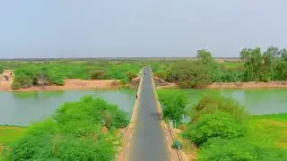 Vue Drone La commune de GUIA dans le département de podor