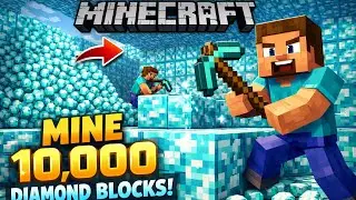Mining 10,000 Diamond Blocks Was a HUGE Mistake 😨