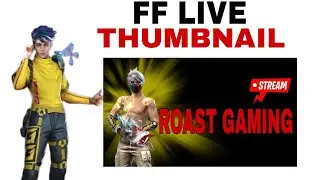 HOW TO CREATE SIMPLE FREE FIRE LIVE THUMBNAIL IN PICSART 
