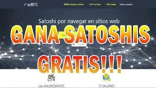 Que es y como funciona Adbtc!!! GANA SATOSHI GRATIS!!! 😎💵💲