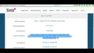 How to Check the Status of a Missing Credit Request on Zazz Freebies