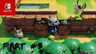 Zelda Link's Awakening (Switch) Walkthrough Part 3- Goponga Swamp
