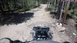 Colorado Bill Moore Lake Jeep trail on a R1200GSA