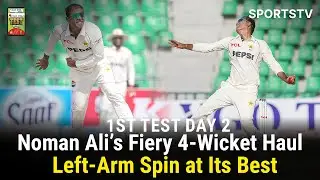 Noman Ali 4 Wickets &ndash; Spin Masterclass! | PAK vs SA Test Series 2025 | 1st Test Day 2 | PCB | M3U1U