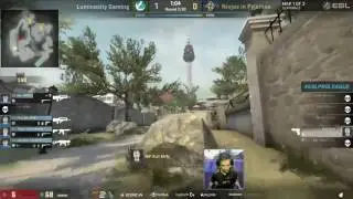 LG FNX ACE x NIP / Luminosity x Ninjas in Pyjamas SEMI FINAL ESL Overpass