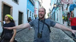 Preaching and praying in Largo do Pelourinho, Salvador, Bahia | Brazil