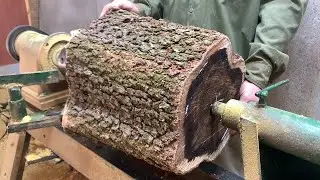 Amazing Perfect Woodturning Ideas - The Acacia Wood and Recycle Old Pine Wood