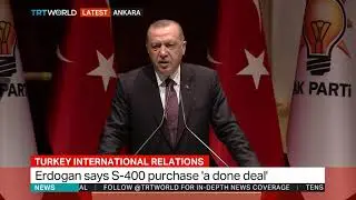 Turkey's Erdogan says he will discuss the F-35 issue with Trump