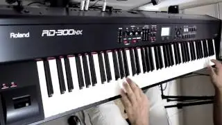 Roland RD300-NX [ Splits And Drum Loop ] Sidinholeal