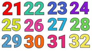 Learn Numbers From 21 to 40 | Numbers 21-40 l Numbers for Kids
