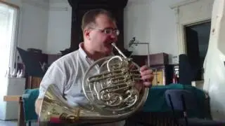Baroque horn music (with fingerings of Bb horn)