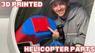 I 3D Printed My Helicopter Flight Controls | Basement Kit Helicopter Ep. 23