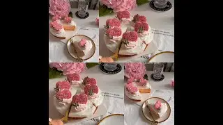Blossom Basque Cheese Cake | #asmrcooking #asmr #asmrcooking #cooking #food #streetfood #viral #fyp