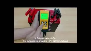 How to use digital battery analyzer