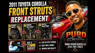 2011 Toyota corolla front  Struts replacements