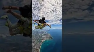 are you interest to Do this #flyingdisc #adventuresports #skydive #travel #skydivegear #freeflying #
