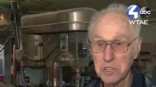92-year-old man makes wooden toys for local children in need